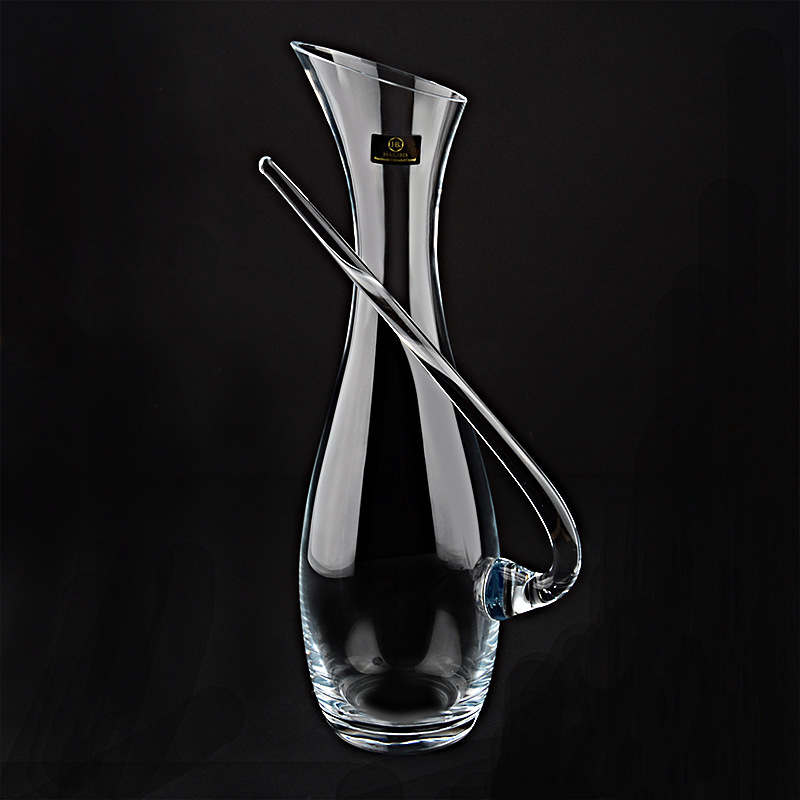 博群厂家直销新品无铅玻璃红酒醒酒器分酒壶 1500ML企鹅调酒器|ru
