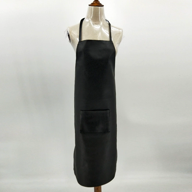Фабричный прямой домашний Кухонный Фартук из искусственной кожи, водонепроницаемый, анти-Масляный, анти-загрязнительный, устойчивый к кислотам и щелочам кожаный фартук для охраны труда