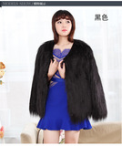 Европейская и американская горячая распродажа Имитация меха мытью лису волосы имитация меховой курт