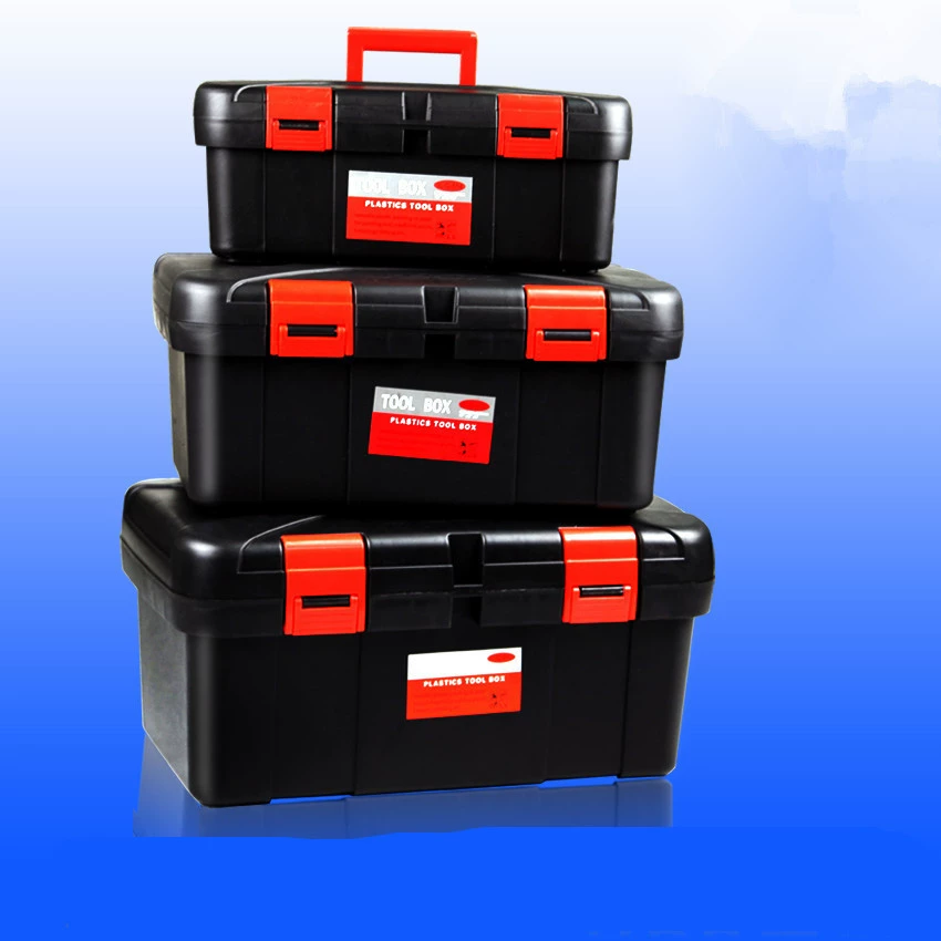 Новый ящик для инструментов Пластиковый ящик для инструментов большой набор бытовой техники ящик для инструментов коробка для хранения автомобиля Ningbo оптовая продажа