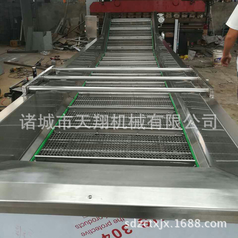 高压喷淋清洗机定制全自动果蔬清洗机 气泡式果蔬清洗机洗菜机