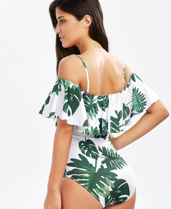 Cotton FashionBikini(White Pineapple-S) NHHL0434-White-Pineapple-S