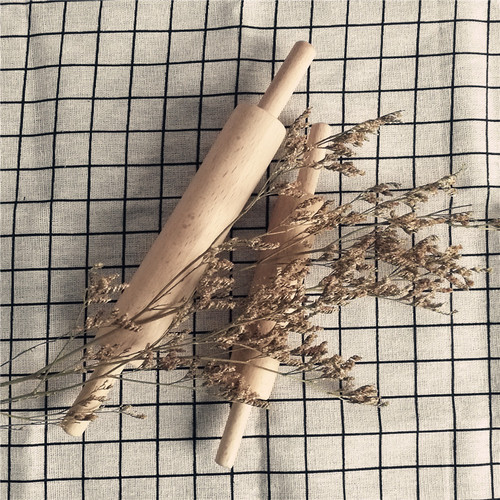 Beech wood children's rolling pin, noodle pin, toddler pressing pin, flour stick, dumpling stick, toy rolling pin