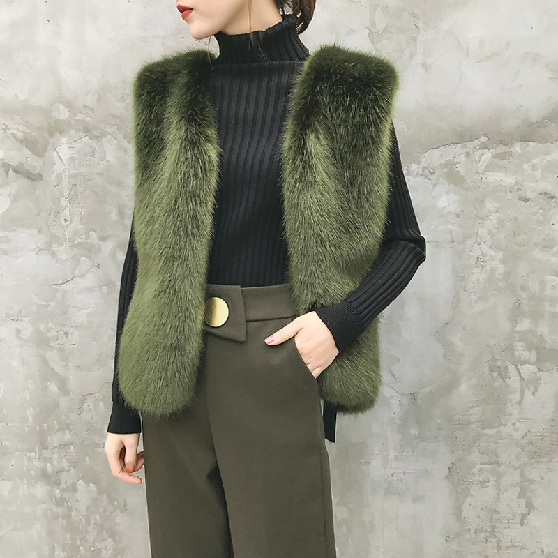 Gilet femme en Imitation laine - Ref 3318274 Image 4