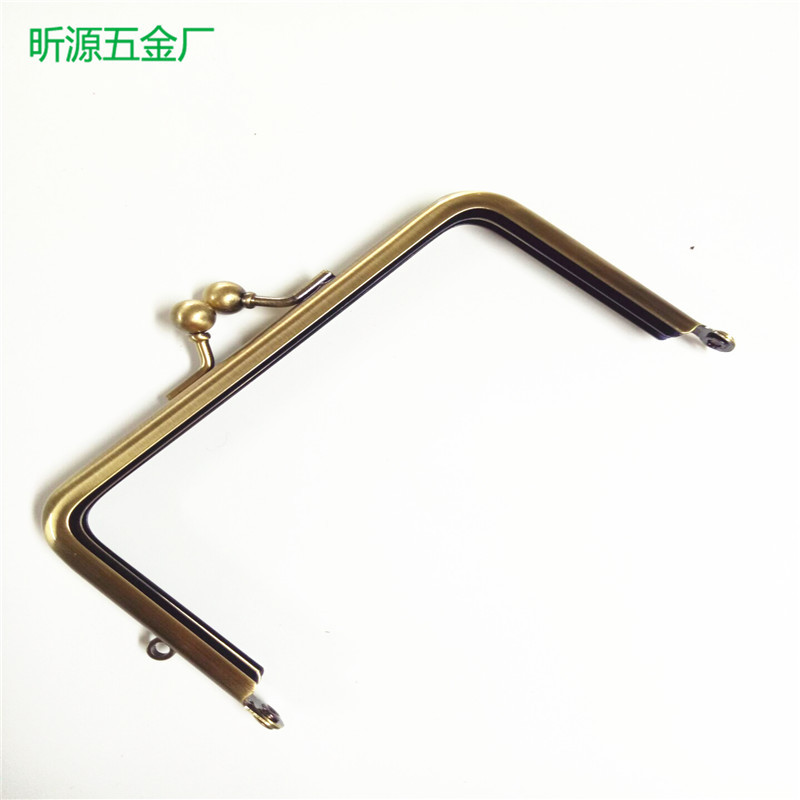 厂家供应手袋铰零钱包夹手袋五金边框皮包五金边框定制