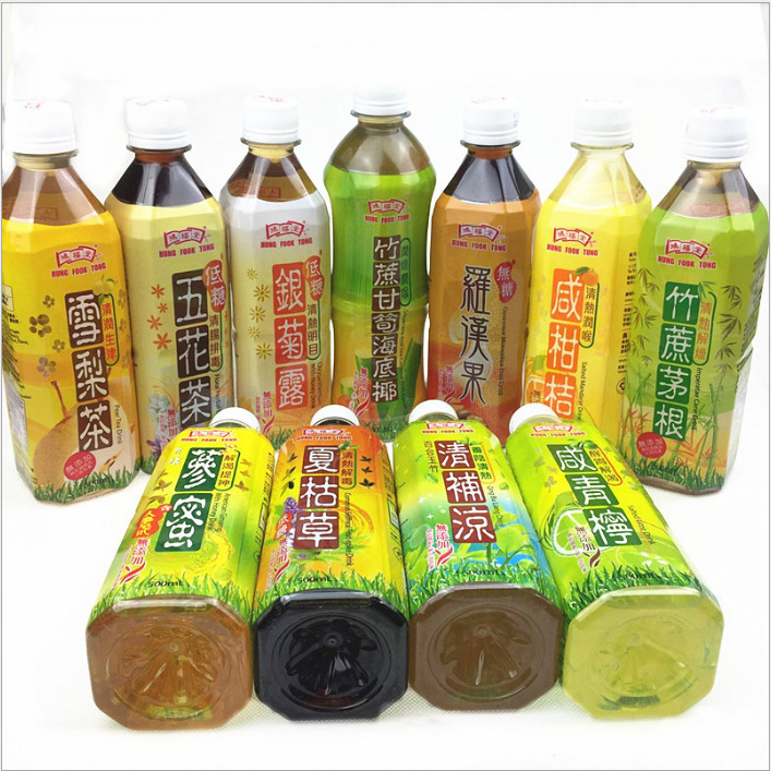 国产鸿福堂果汁茶饮料系列500ml*15瓶/箱-健康畅饮的首选