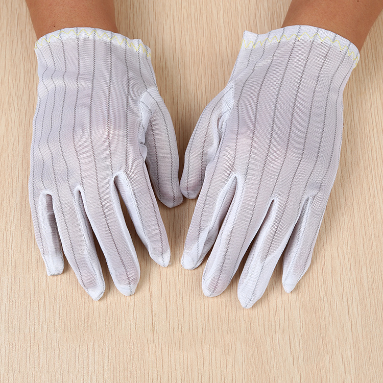 工业电子厂专用手套 批发礼仪劳保手套 无尘净化防静电手套厂家