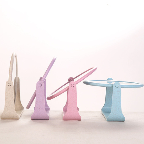 European simple makeup mirror creative double-sided 360-degree rotating high-definition mirror tabletop beauty makeup mirror