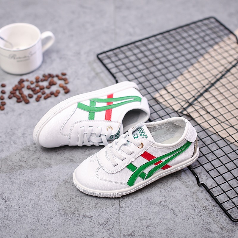 2018春季新款童鞋儿童休闲真皮运动鞋韩版男童小白鞋厂家一件代发