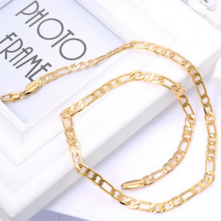 Women's collarbone NK silver plated short necklace version with chain_voghion.com