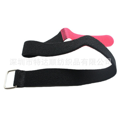 魔术贴扎带绑带 供应反扣魔术贴捆绑带 方扣直条扎带 瑜伽垫绑带