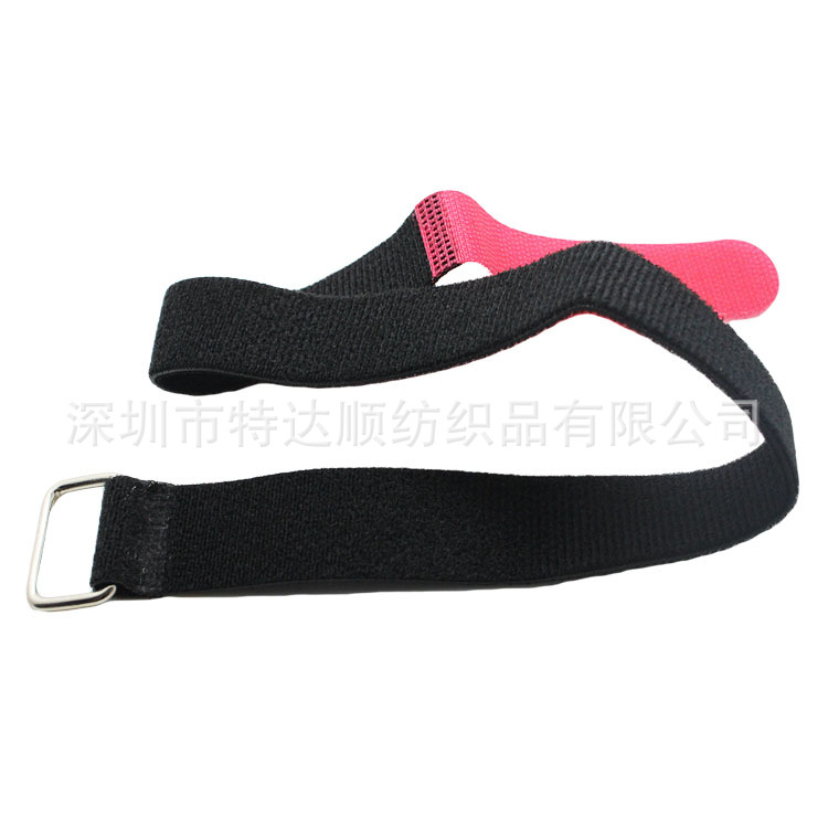 魔术贴扎带绑带 供应反扣魔术贴捆绑带 方扣直条扎带 瑜伽垫绑带