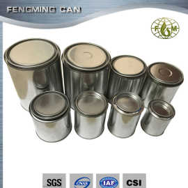 60ml-1000ml撬压盖马口铁罐 胶水油漆圆桶 大量铁盒子化工包装