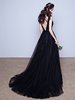 Evening dress bride summer new style host banquet noble and long V elegant toast woman