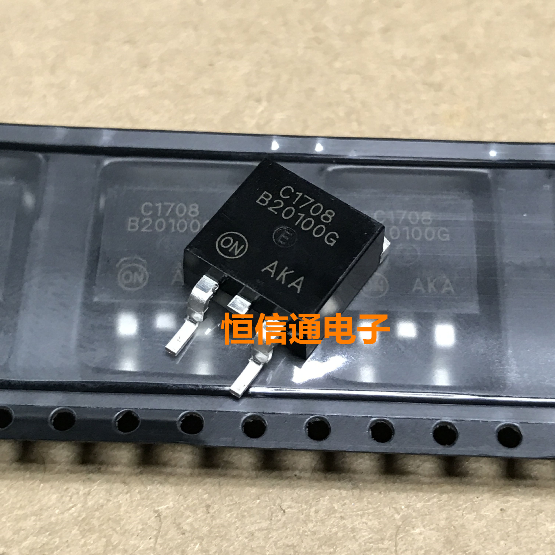 全新MBRB20100CTT4G TO-263 B20100G 20A 100V 肖特基管 原装现货