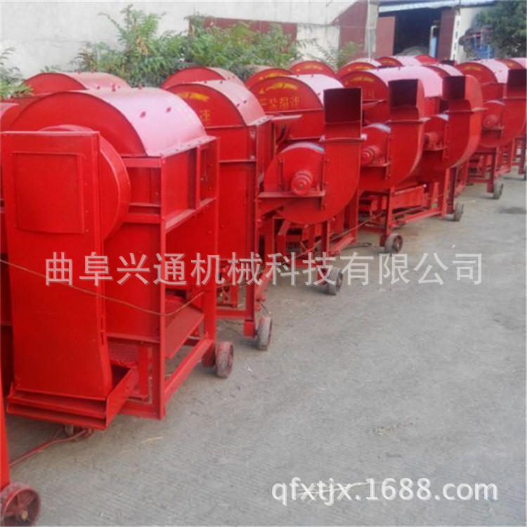 黄豆绿豆脱粒机 谷穗脱粒机 新疆谷子脱粒机