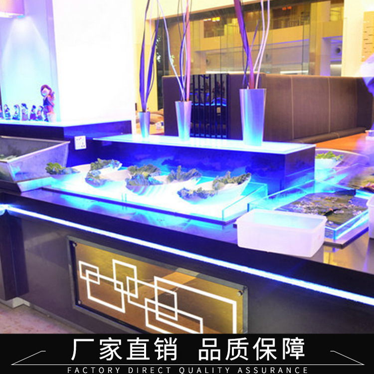 专业设计 自助餐台公司设计 自助餐台材料标示 自助餐台设备整合