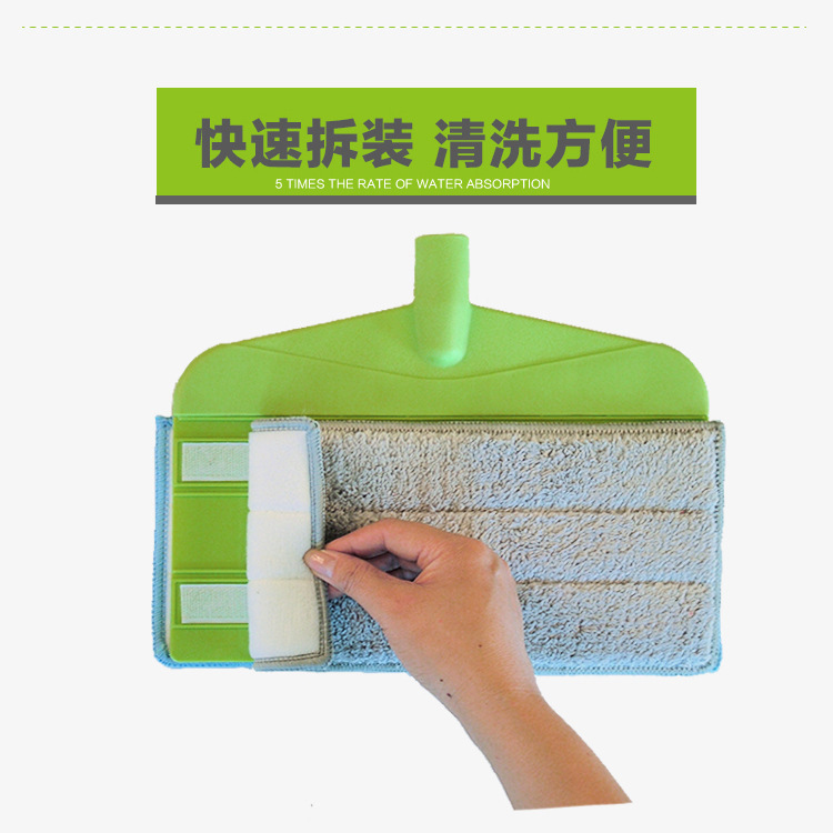 Wet and dry dual-use double-sided sticky lazy flat mop flexible new household wooden floor South Korea mop