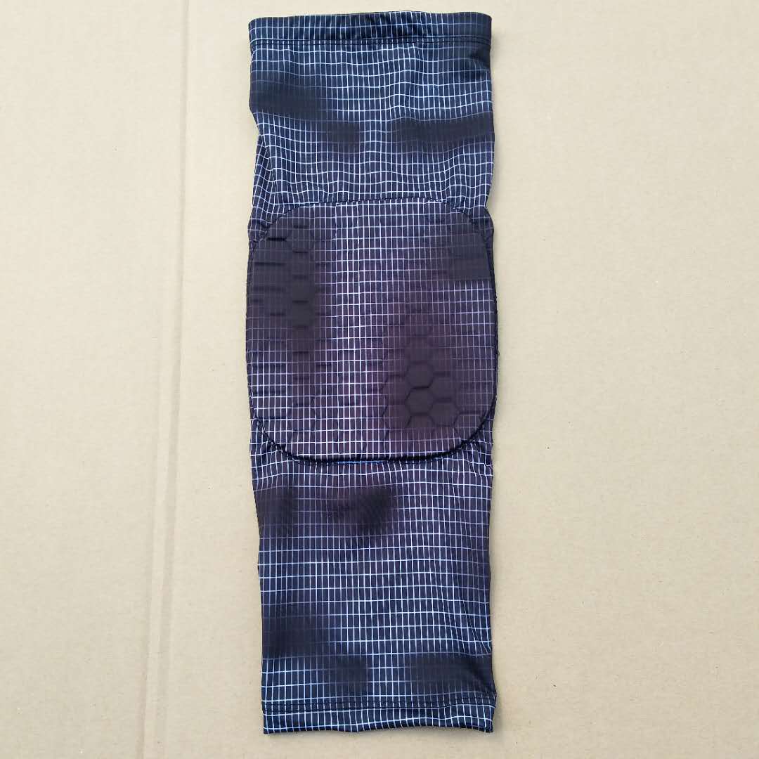 籃球護膝運動護具 防撞加長蜂窩護膝  迷彩印花蜂窩護腿 東莞寮步