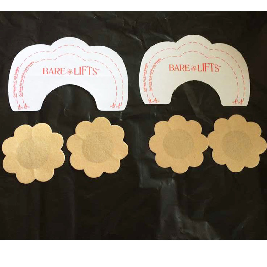 Foreign selling disposable Non-woven fabric Plum blossom Milk paste 5 drooping Chest lifting patch 5 Sin Bra