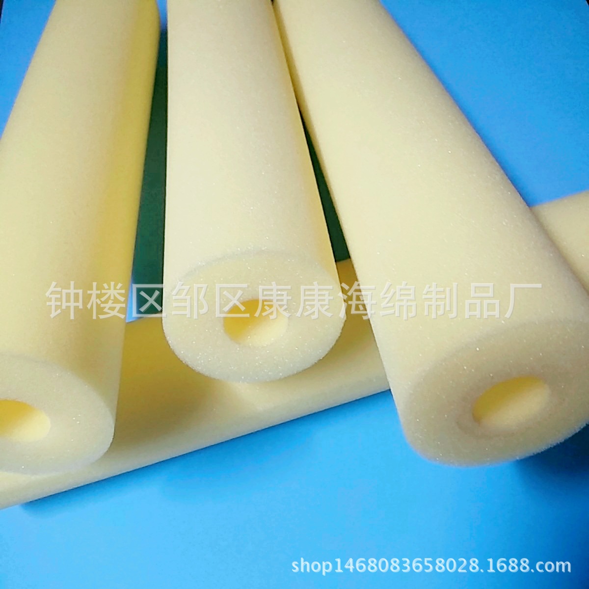 厂家供应 高密度聚醚彩色保温海绵管，尺寸可以定制