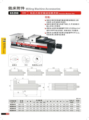 supply Taiwan Fine exhibition Solid style Precise Supercharger Vise GMV-100/GMV-130/GMVC160