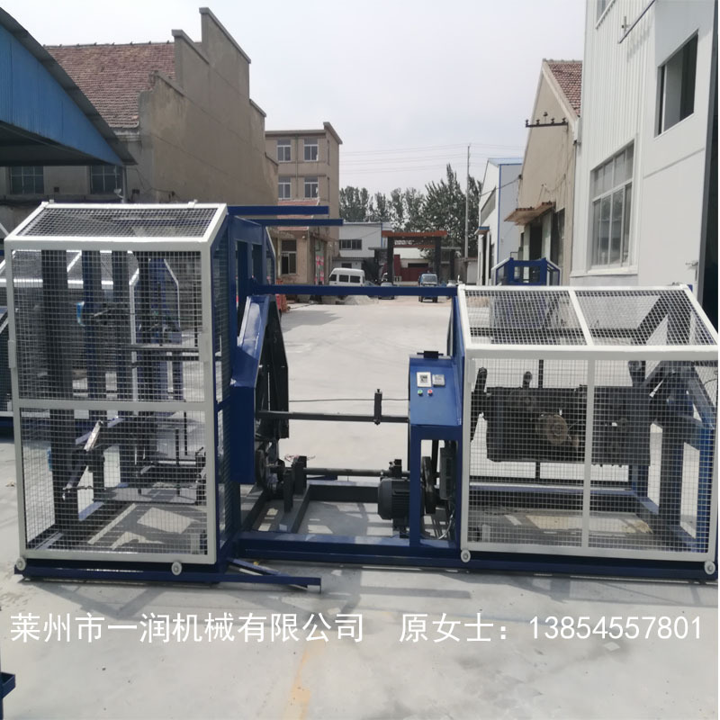 3-12mm四合一制股扭绳机一体式塑料制绳机