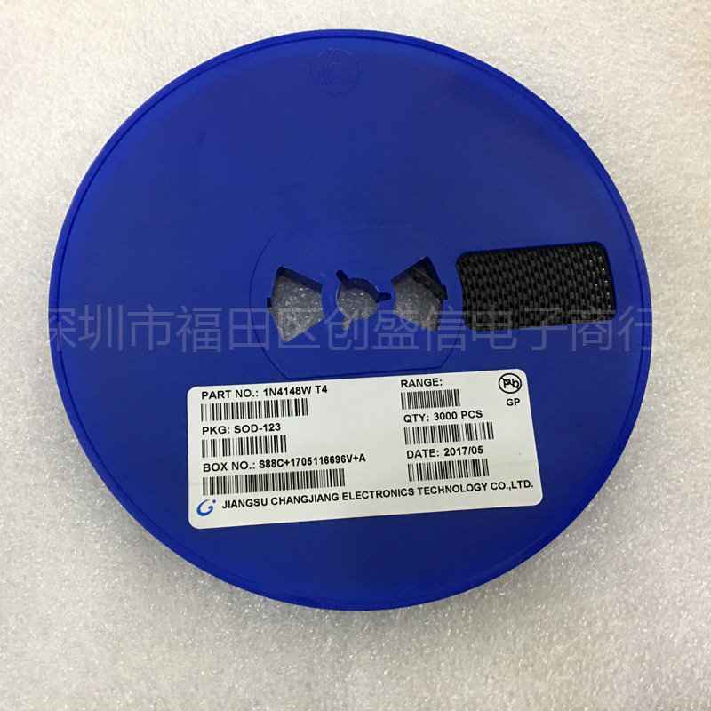 原装正品全新长电CJ  1N4148W 丝印T4 封装SOD123 1206