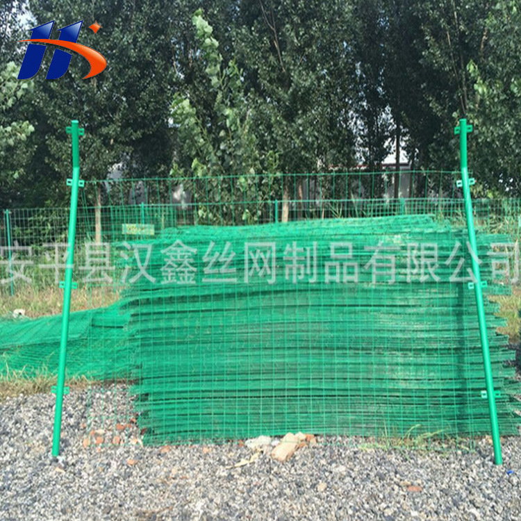 护栏网 双边框架高速公路道路 小区 学校护栏围挡绿色现货批发