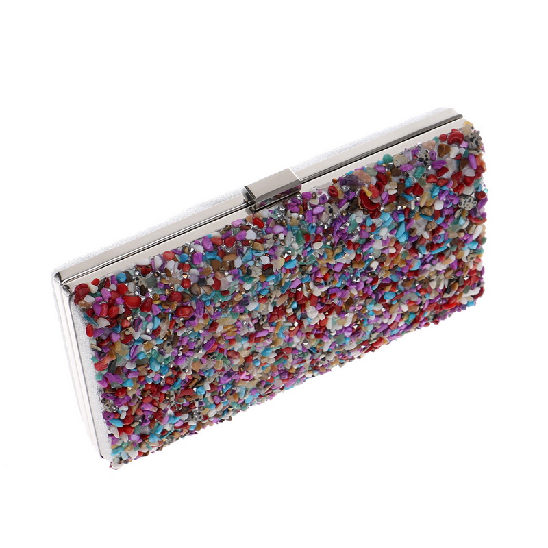 New Ladies Party Dress Banquet Bag Clutch Bag Small Square Bag Wholesale Nihaojewelry display picture 10