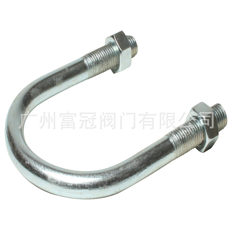 镀锌U型卡U型螺丝螺栓卡箍U型码管夹水管固定卡扣U型抱箍骑马卡-阿里巴巴