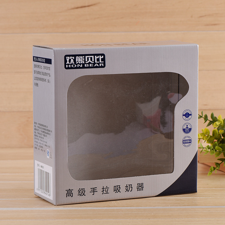 定做奶瓶包装纸盒 瓦愣彩色纸盒定做 开窗奶瓶盒茶叶礼盒