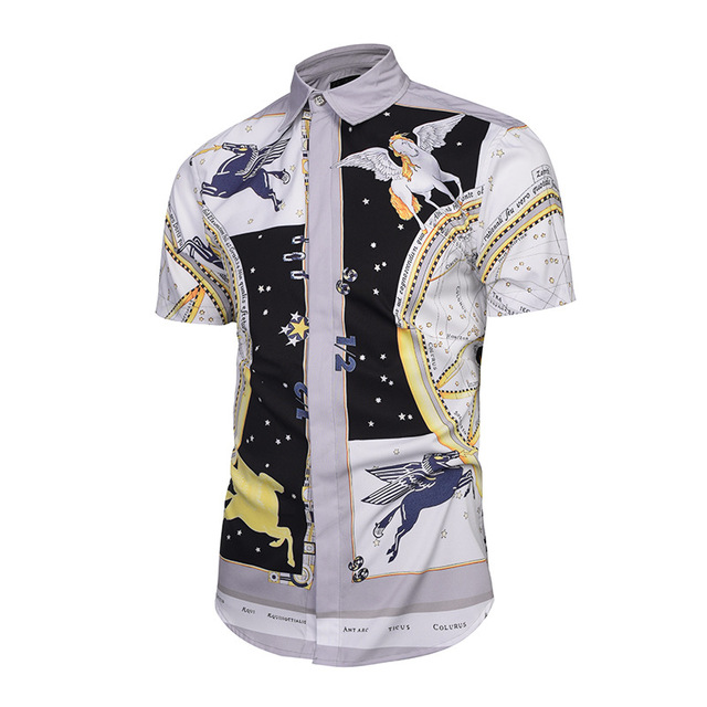 New Creative Pegasus 3D Printed Shirt Fashion Street Youth Shirt