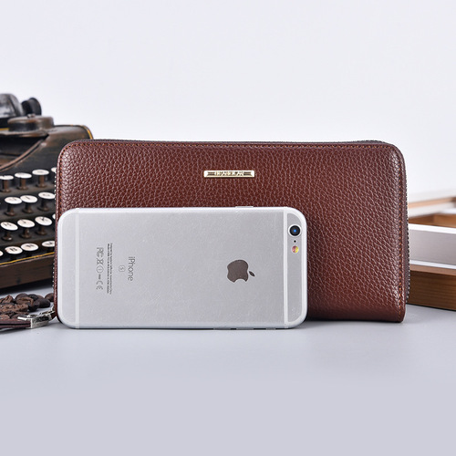 New Men's Long Wallet Wallet Business Casual Multifunctional Men's Handbag Wallet Wholesale Source