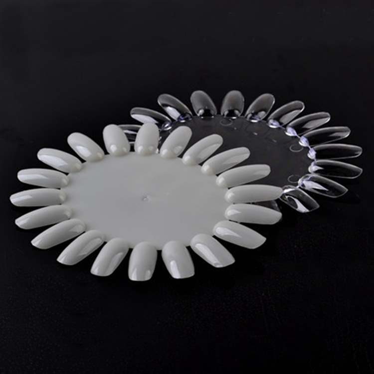 New Wholesale Nail Color Plate Chuck Oval Of Sun Flower A Plate Nail