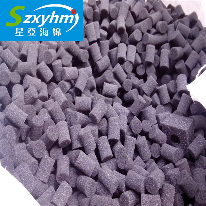 压缩柱子可拉伸海绵降噪器阻燃中空柱5倍压缩成型