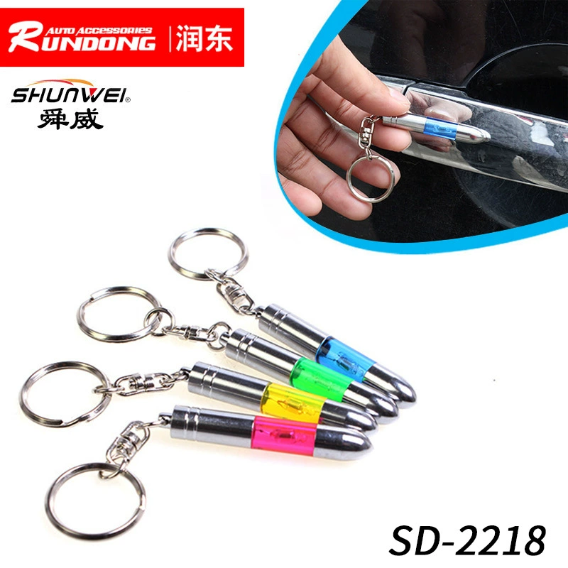 Anti-static Keychain Shunwei SD-2218, Metal Tip, LED Indicator, Car Use