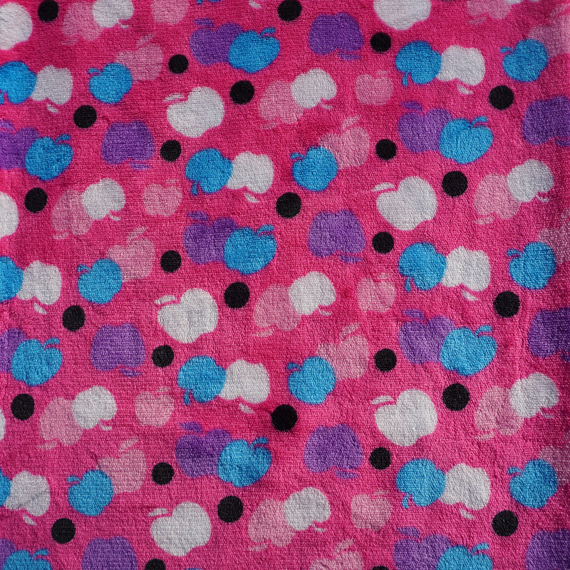 厂家直销 床上用品柔软舒适毛毯法兰绒 印花单面法兰绒