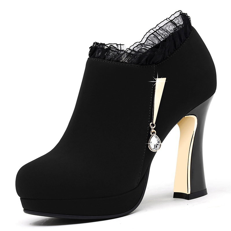 Bottes femme en Daim - Ref 3355324 Image 5