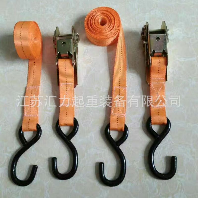 拉紧器25mm*3m 高强涤纶汽车捆绑带1寸6m 生产厂家