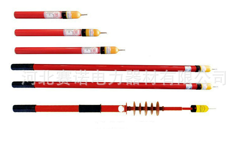 殿力GSY-II型6kv高压验电笔 6kv声光测电器 帆布包装袋 6千伏测电