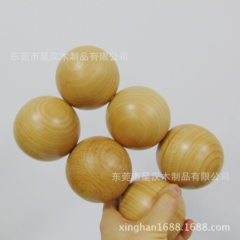 厂家销售 50 60 70mm木圆球 榉木木球 木球工艺品 批发定logo-阿里巴巴