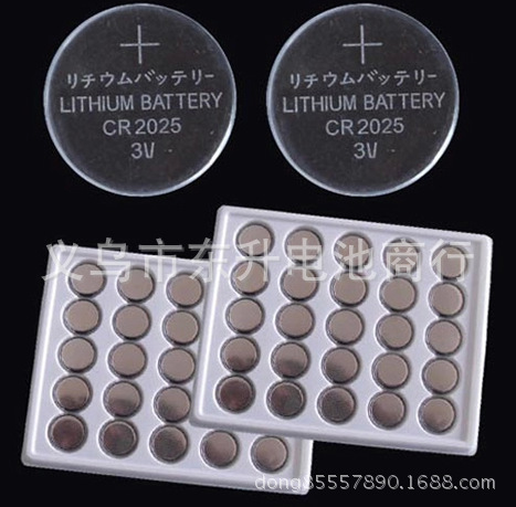 厂家直销3V CR2025纽扣电池 特价批发 CR2025锂电池 便宜优惠