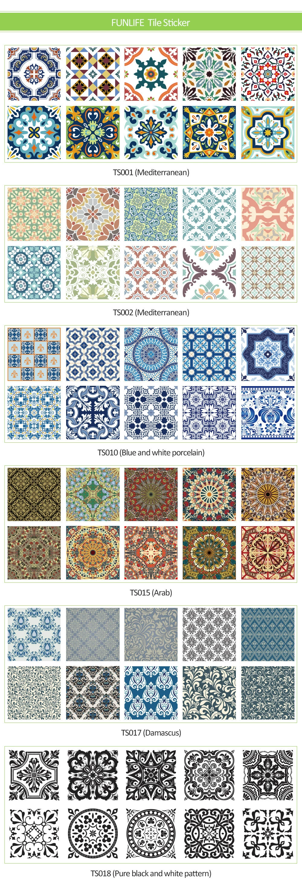 瓷砖贴款式成列图1