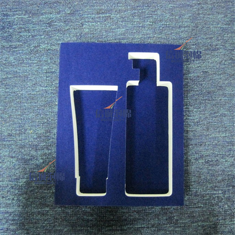 沐浴露瓶子泡棉内衬 洗发水泡棉eva海绵植绒内衬