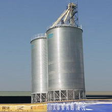 供應重慶糧食烘干廠常用糧倉 鍍鋅鋼板倉 室外儲糧  糧食儲藏罐