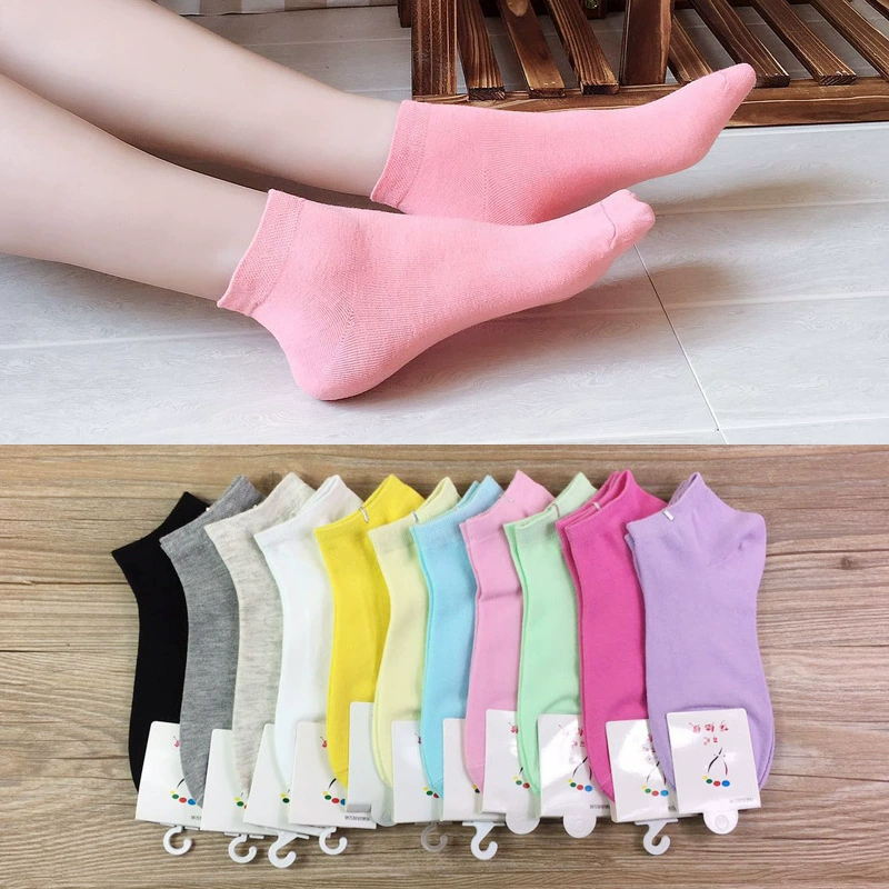 俏姑娘 Summer colored knee socks, factory direct supply