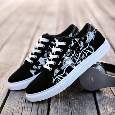 Spring new pattern man Casual shoes student motion skate shoes run Trendy shoes fashion Korean Edition shoes On behalf of