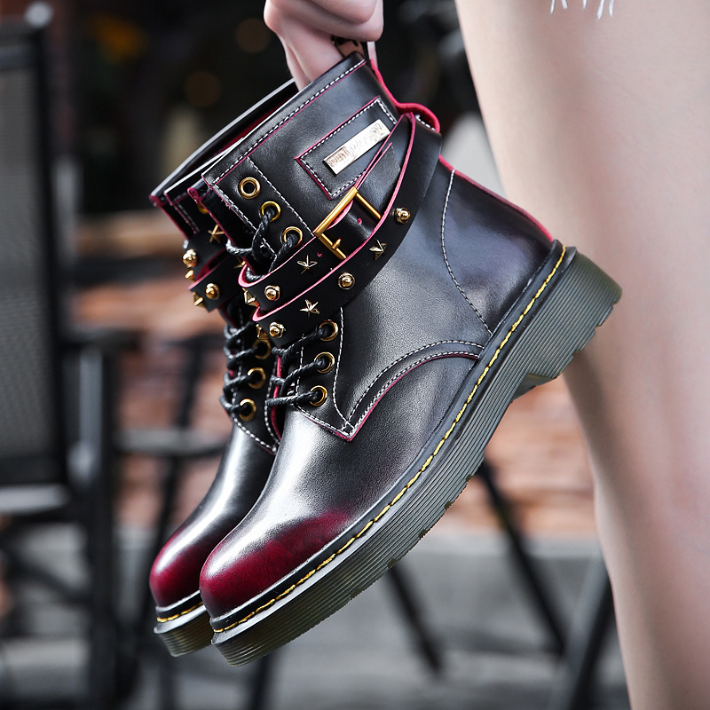 Bottes femme IMPRESSION VERTE en En cuir - Ref 3355071 Image 4