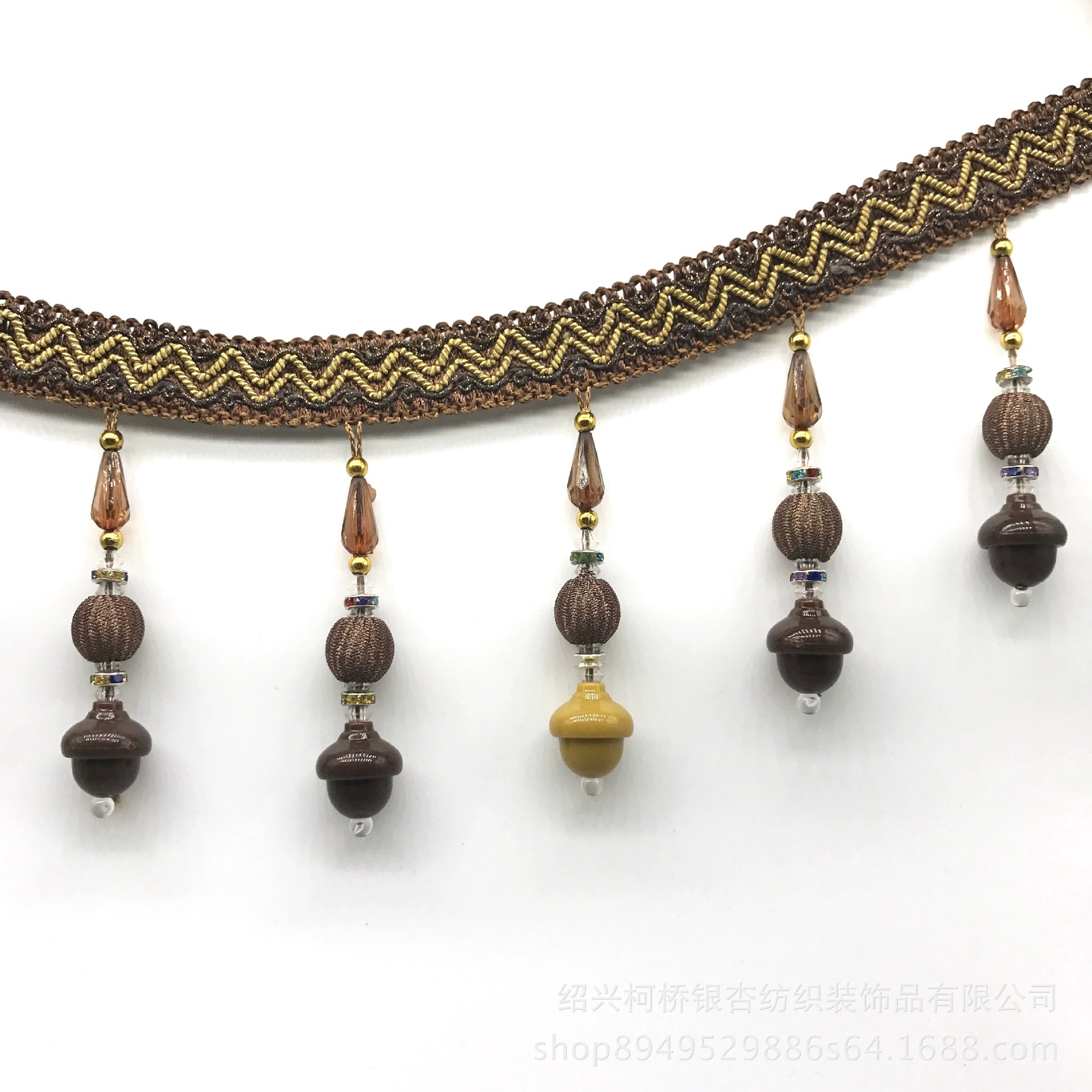 Cloth, high-end beads, 12m